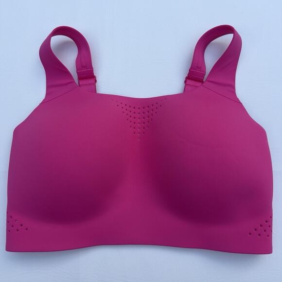 Victoria's Secret Sports Bra Size 34DDD Fuchsia Featherweight Max Sports Bra NWT - Picture 1 of 7